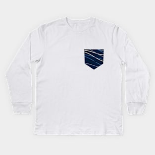 WAVE GRAPHIC Kids Long Sleeve T-Shirt